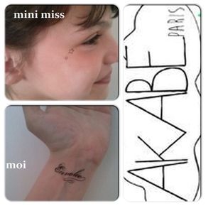 De jolis tatouages éphémères signés Akabé