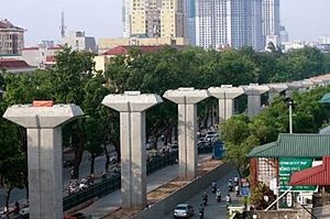 Có nguy cơ “vỡ trận”dự án đường sắt đô thị Cát Linh –Hà Đông: