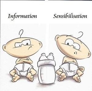 Comm' du DD : Information ou sensibilisation