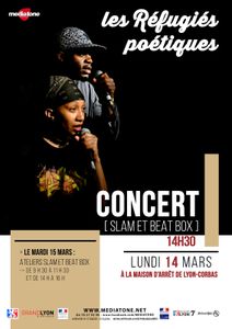 Concert et ateliers à la prison de Corbas - 14 et 15 mars 2016