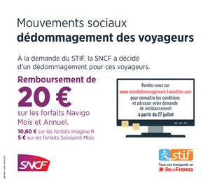 Dedommagement des voyageurs