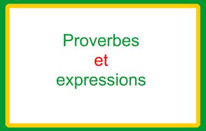 Expressions et proverbes du mois au Bénin