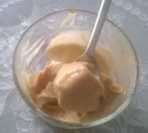 Glace minute sans lait, sans oeuf... sans sorbetière...