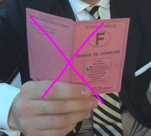 Je n'ai pas de permis de conduire