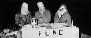 Trois militants masqués du Front de libération nationale de la Corse (FLNC). Photo d'illustration. © AFP PHOTO