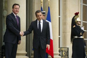 David Cameron et Nicolas Sarkozy.