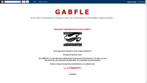 Gabfle ... le français langue étrangère ...