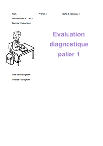 Evaluations de rentrée ...