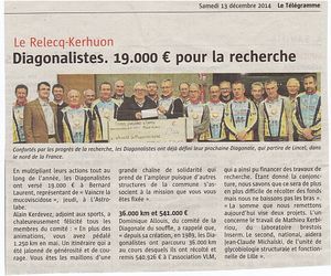 DIAGO 2014 - Remise de chèque