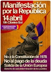 14 Avril 2015, 84e anniversaire de la 2e République espagnole !