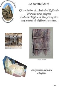 Exposition dans l'église de Bruyère et Montbérault