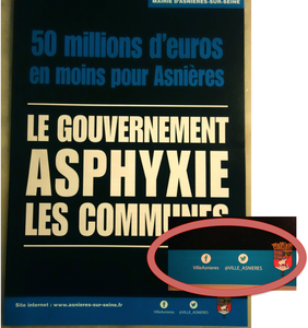Le tract litigieux, signé du logo de la Ville