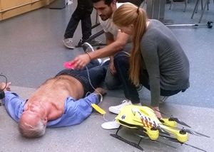 Un drone ambulance présenté aux Pays-Bas