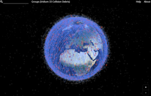 Visualisez en 3D temps réel les objets en orbite autour de la planète Terre