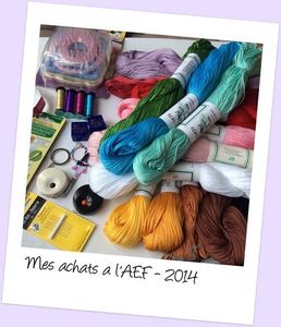Mes achats à l'AEF 2014