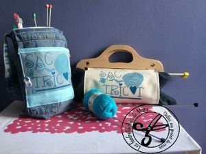 Sac à tricot - Grille et tuto !