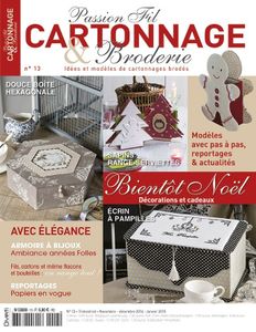Passion Fil Cartonnage & Broderie n°13 !