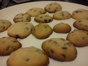 Cookies aux pépites de chocolat