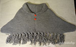 Poncho gris