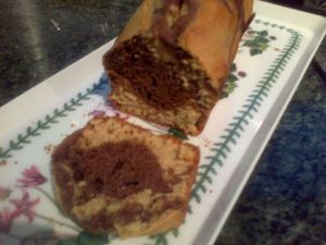 Gâteau marbré light