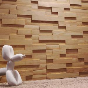 Idée déco : un parement en bois