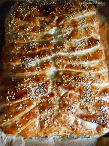 Feuilleté tressé thon et mozzarella