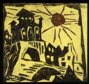 Dans les encres noires de Lyonel Feininger, l'arpenteur du monde