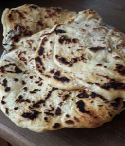 Naans au fromage