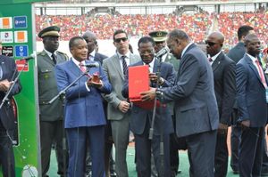 CAN 2015 : la compétition lancée par Theodoro Obiang et Denis Sassou N’Guesso.