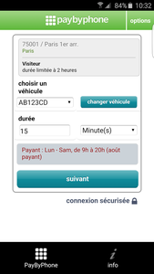 Appli mobile : PayByPhone, pratique pour payer son stationnement