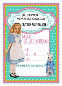 Thème "Alice au pays des Merveilles"