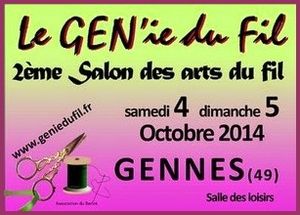 Le GEN'ie du fil à Gennes (49) les 4 et 5 octobre 2014