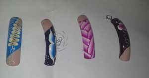 Mes derniers nail art + ma formation