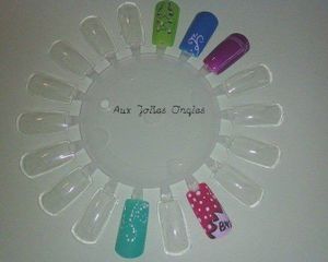 Nail art que je pense réalisé pour le Téléthon