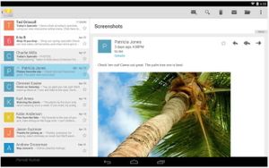 Android, l’app email par défaut est lancée comme une app autonome