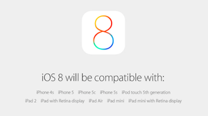 iOS 8, le lancement est confirmé pour le 17 Septembre