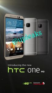 HTC One M9, il a été vu dans un supposé matériel de promotion
