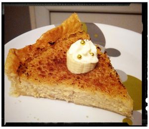 tarte noix de coco caramélisée