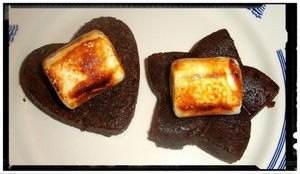 barres avoine-nutella et sa guimauve caramélisée