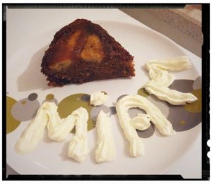 gâteau tattin bananes gingembre