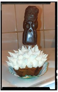 pain d'épices enneigé façon muffins