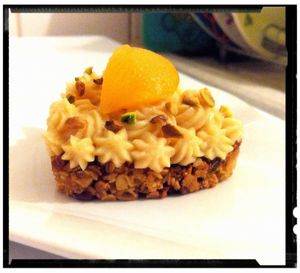 barre céréalière abricots-pistaches façon tartelette