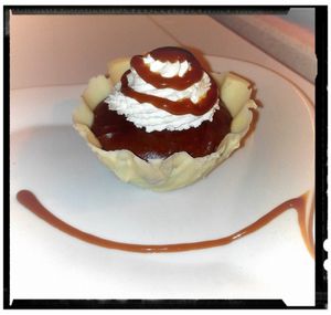 Mousse viennoise chocolat -caramel beurre salé