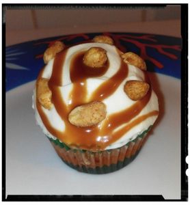 cupcakes au beurre de cacahuète chantilly caramel