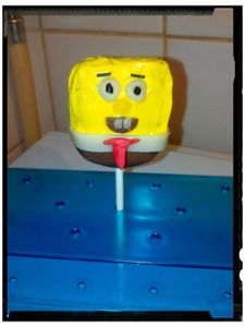 cake pops bob l'éponge