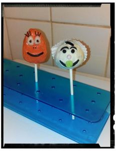 cake pop barbapapa et son baby's