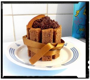 charlotte de pain d'épice au chocolat