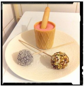 macaron balls et sa mousse tagada