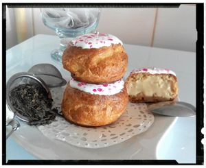 les choux thé fleurie