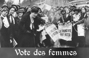Rappel historique: octroi du droit de vote des femmes le 21.04.1944